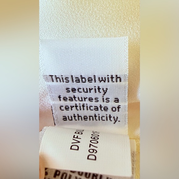 Diane Von Furstenberg Blue, White & Black Colorblock Silk Shirt Dress size4 - Picture 7 of 13